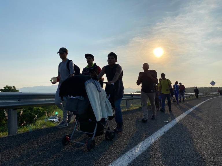 Caravana de Honduras Tapachula frontera de M xico migrantes en